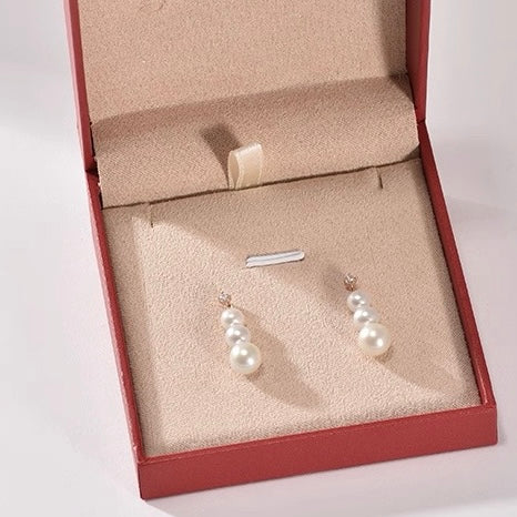 Luminous Drop Pearl Earrings